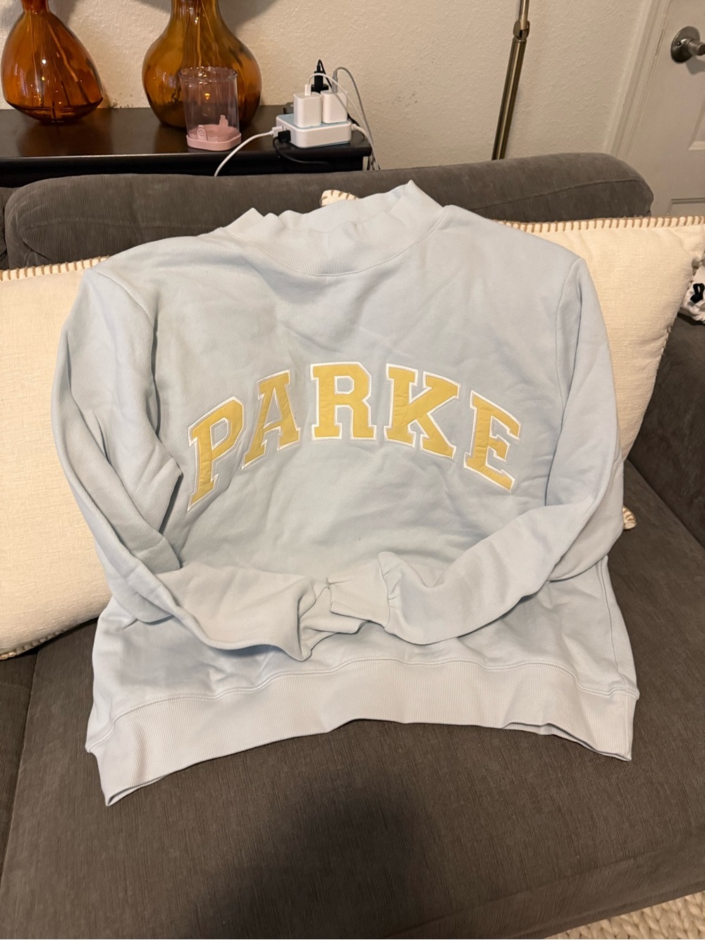 Parker Light Blue Crewneck Birthday limited edition